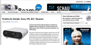 Sony VPL ES 7 Beamer