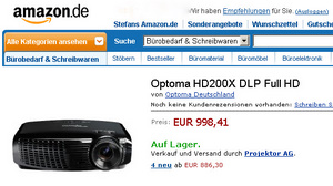 Optoma HD 200 X Full HD Billig Beamer